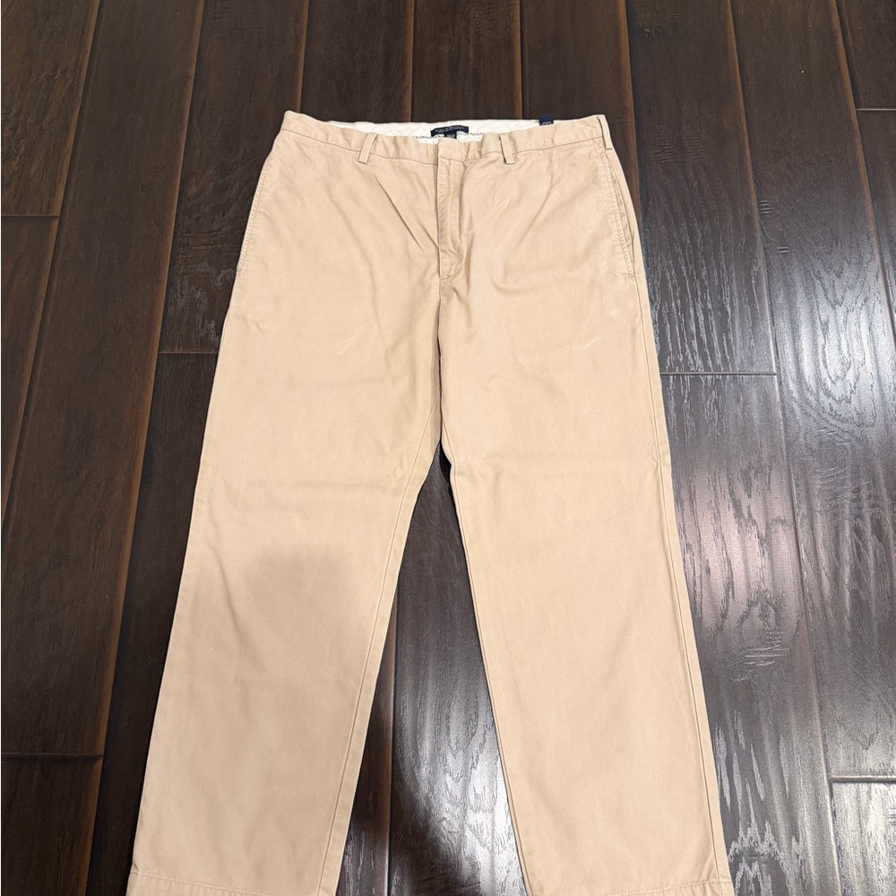 Banana Republic Straight Fit Gavin Chinos - Light Khaki
